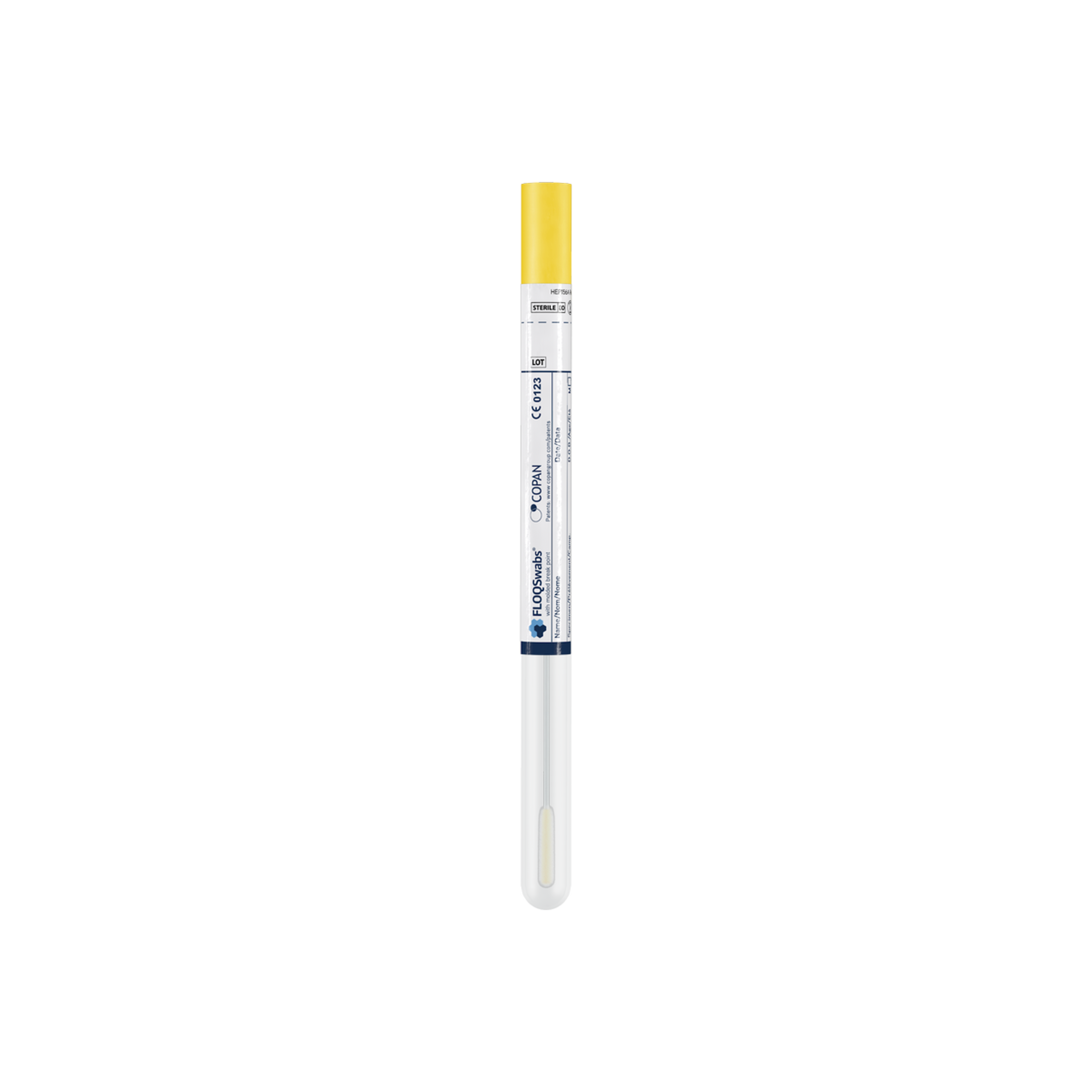 ECOUVILLON FLOQ NYLON MINITIP TUBE SEC BREAKPOINT 100MM