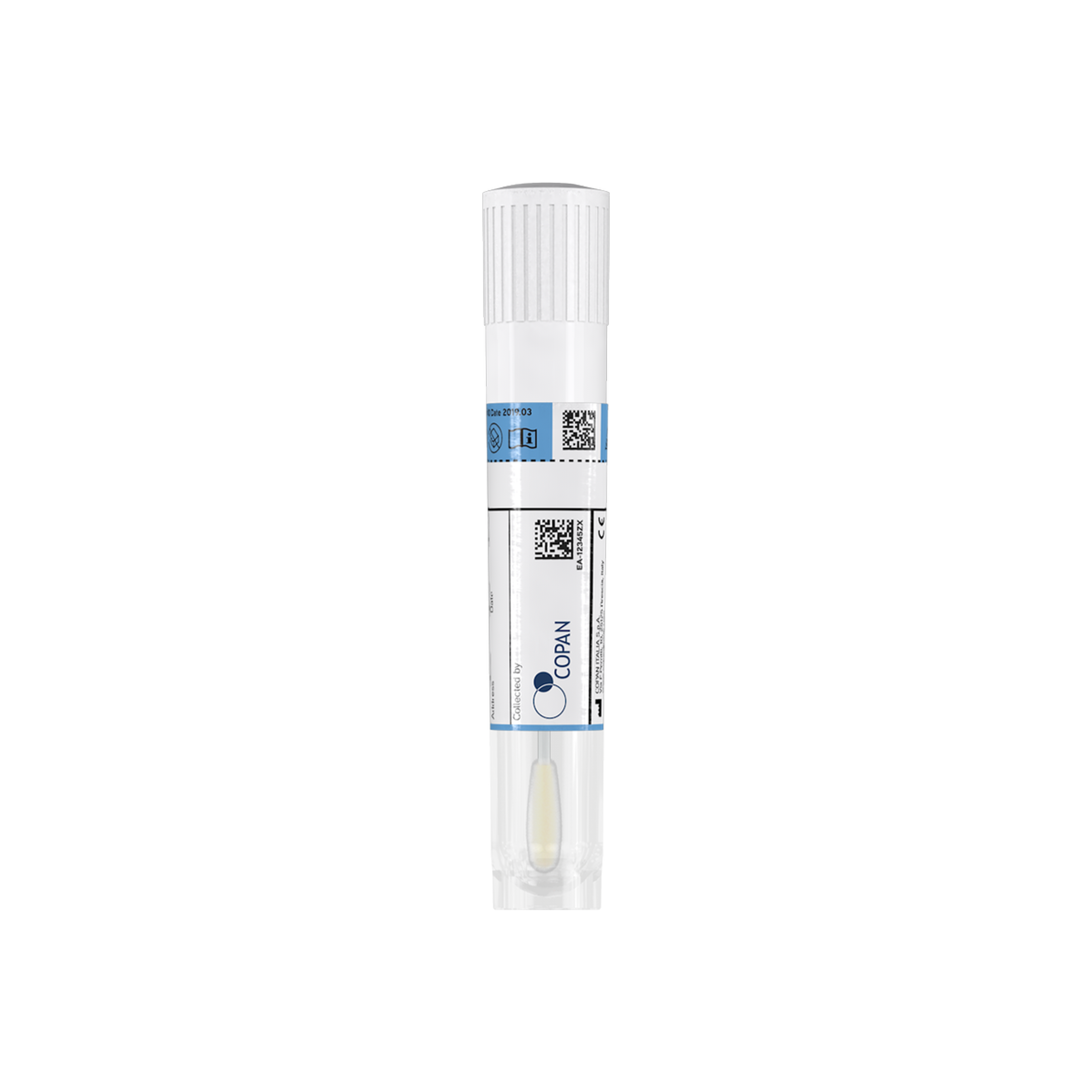 FLOQSwab® regulär hDNA-frei mit 2D-Barcode,, Aktivtrocknung