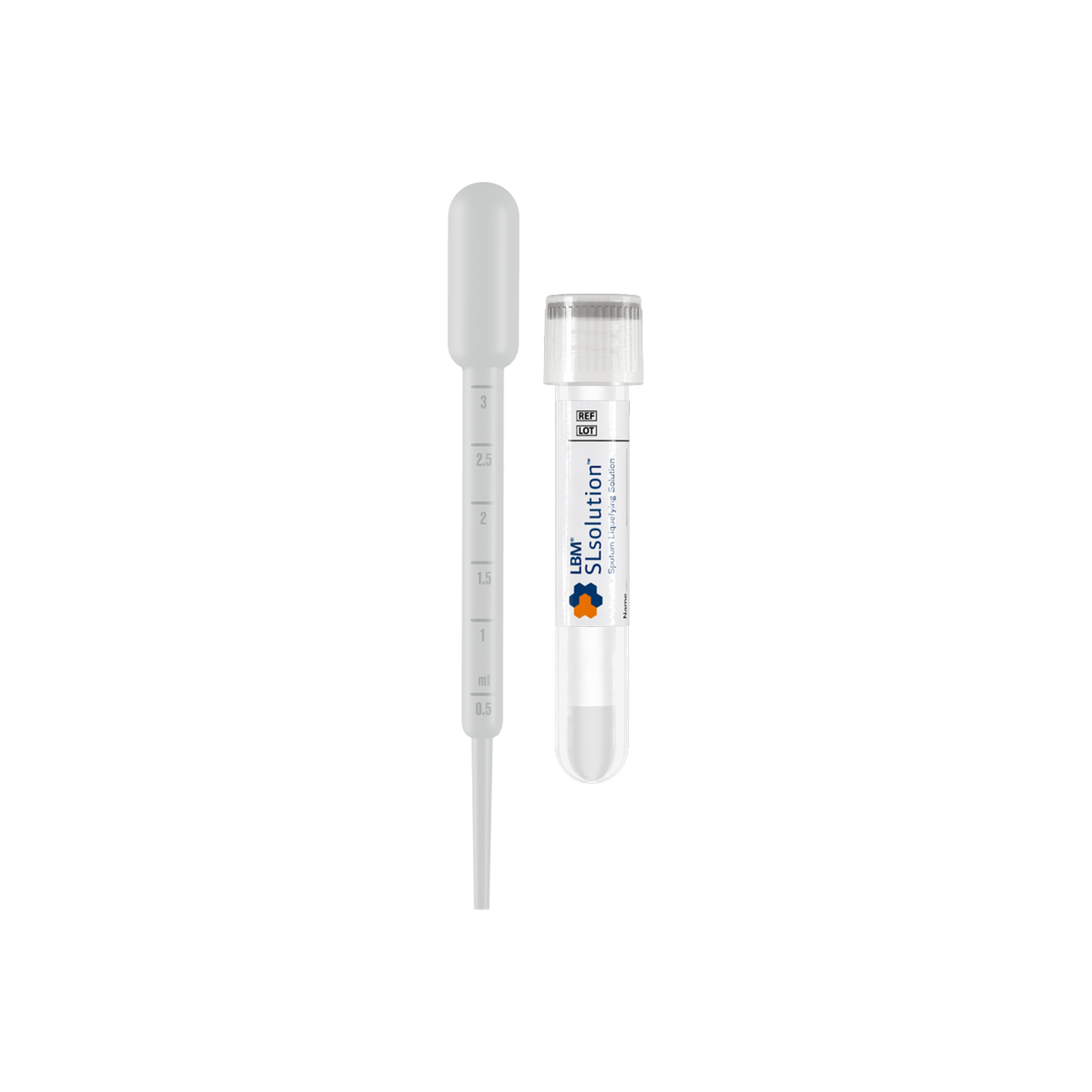SL SOLUTION 1ML PET 12x80MM + PIPETTE PASTEUR 3ML (Automation)