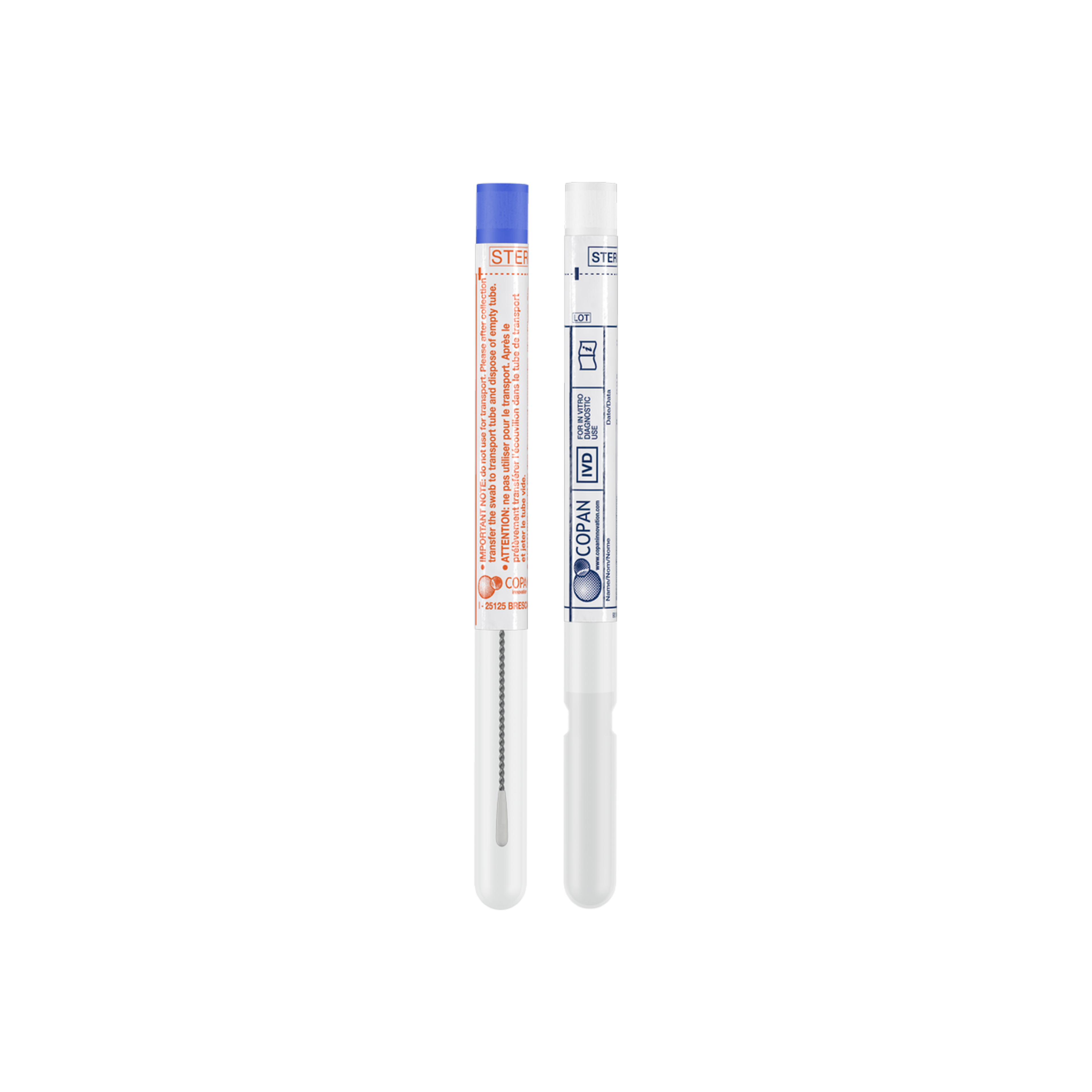 Transystem™ Abstrichtupfer, Rayonspitze Flex. gedr. Draht, fl. Amies