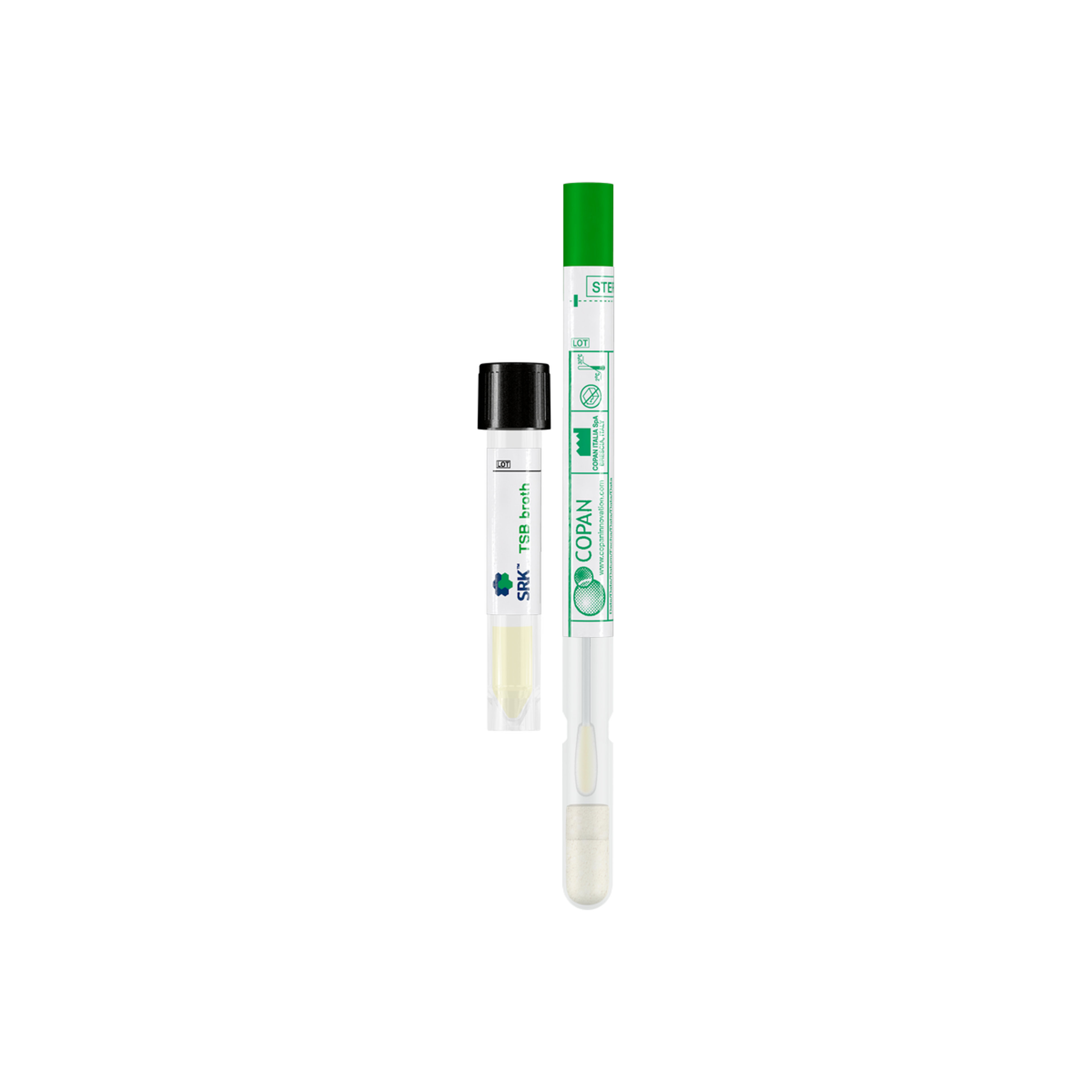 Pharma SRK® 1mL im Röhrchen m. Schwämmchen + FLOQSwab + Röhrchen mit 2mL TSB