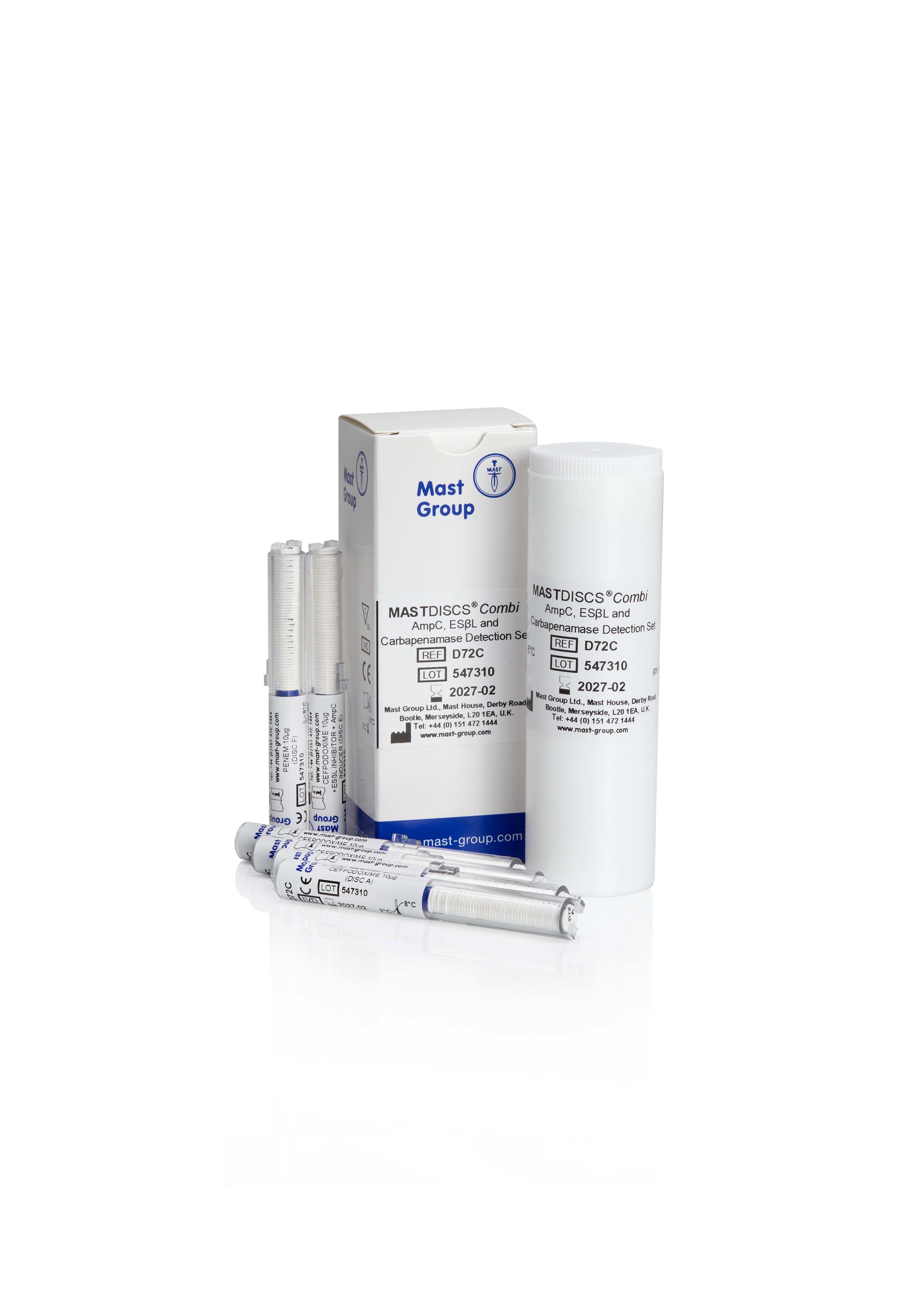 MASTDISCS® Combi AmpC, ESβL and Carbapenemase Detection Set