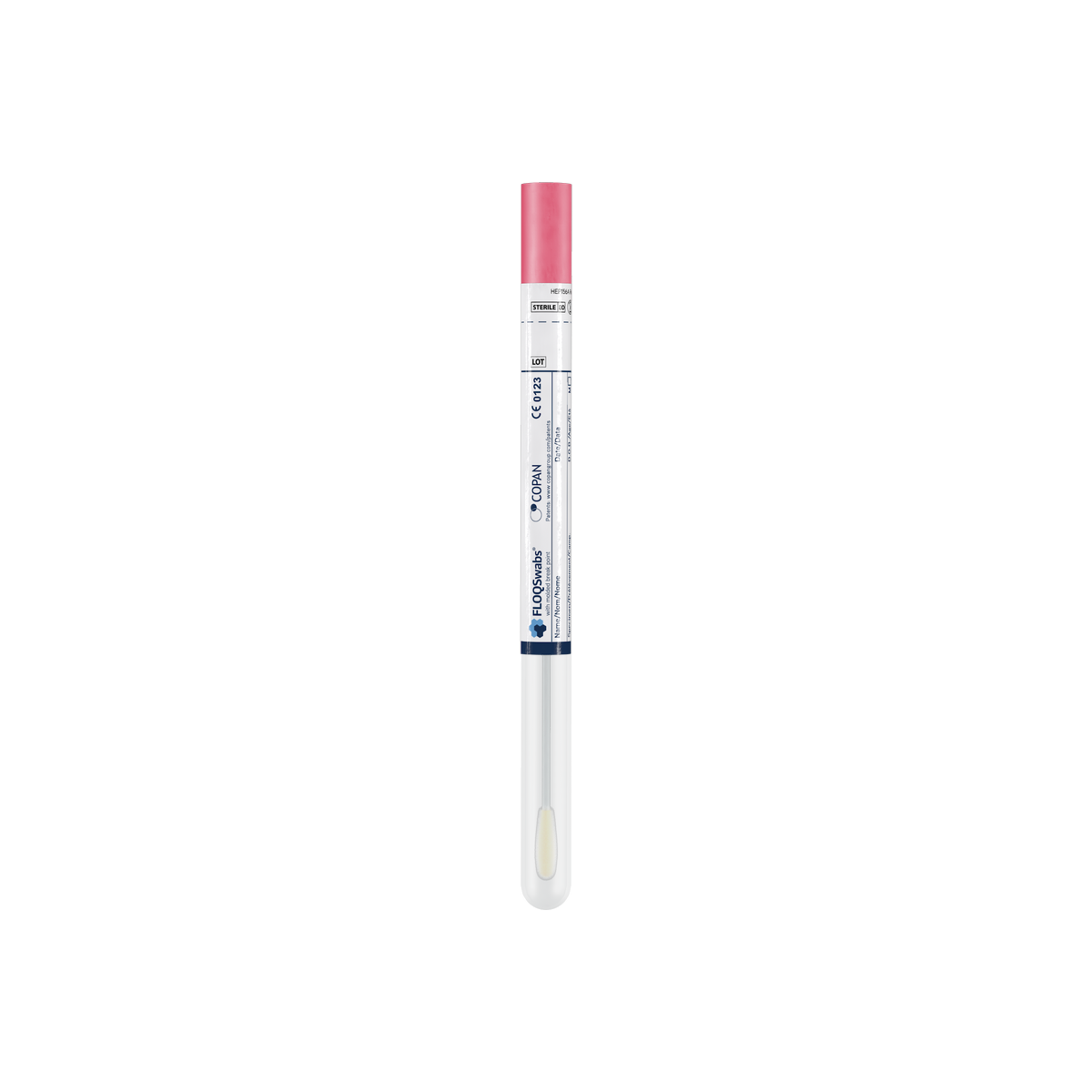 ECOUVILLON FLOQ NYLON REGULAR TUBE SEC BREAKPOINT 100MM