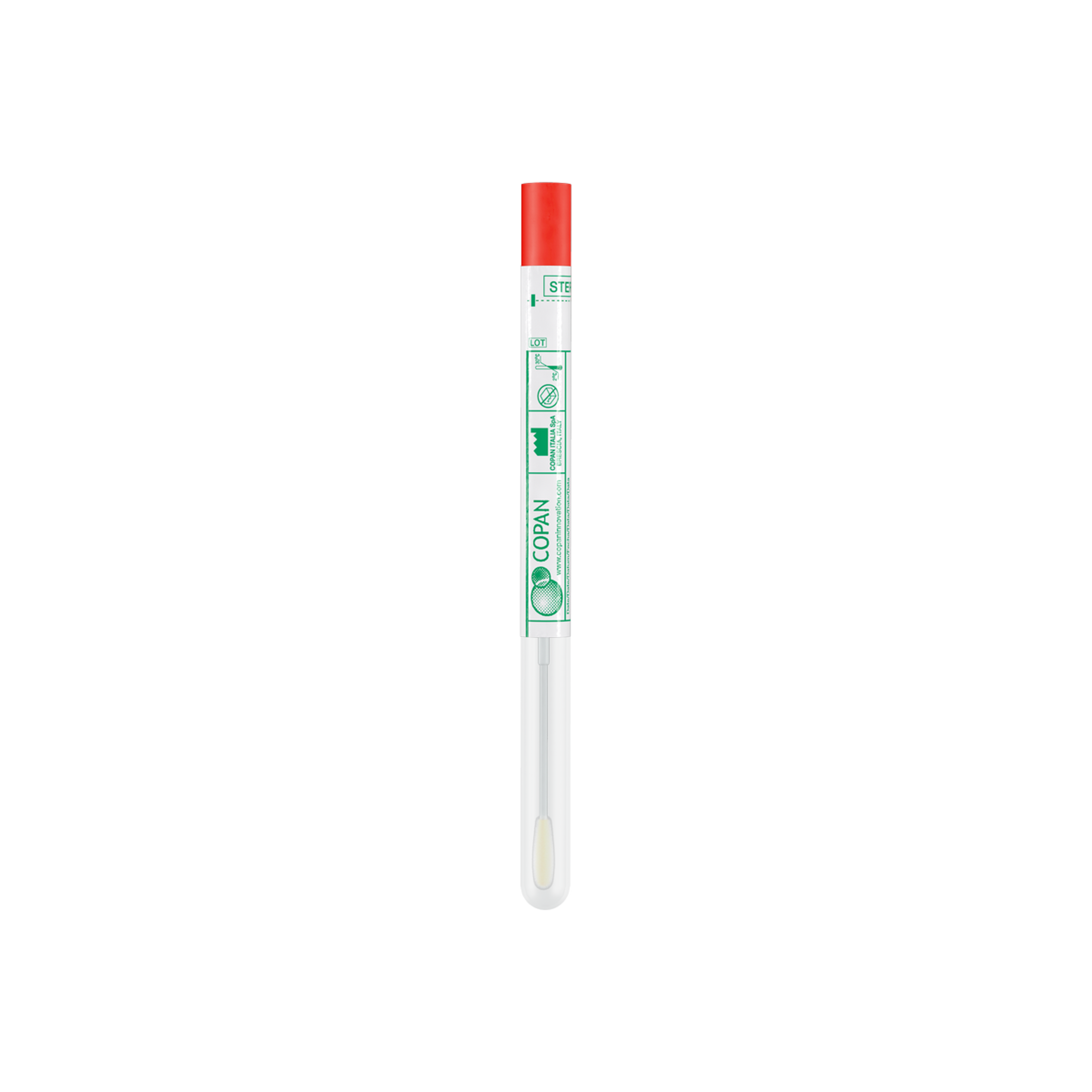 ECOUV FLOQUE REGULAR VELOUR NYLON. TUBE SEC STERILE GAMMA.