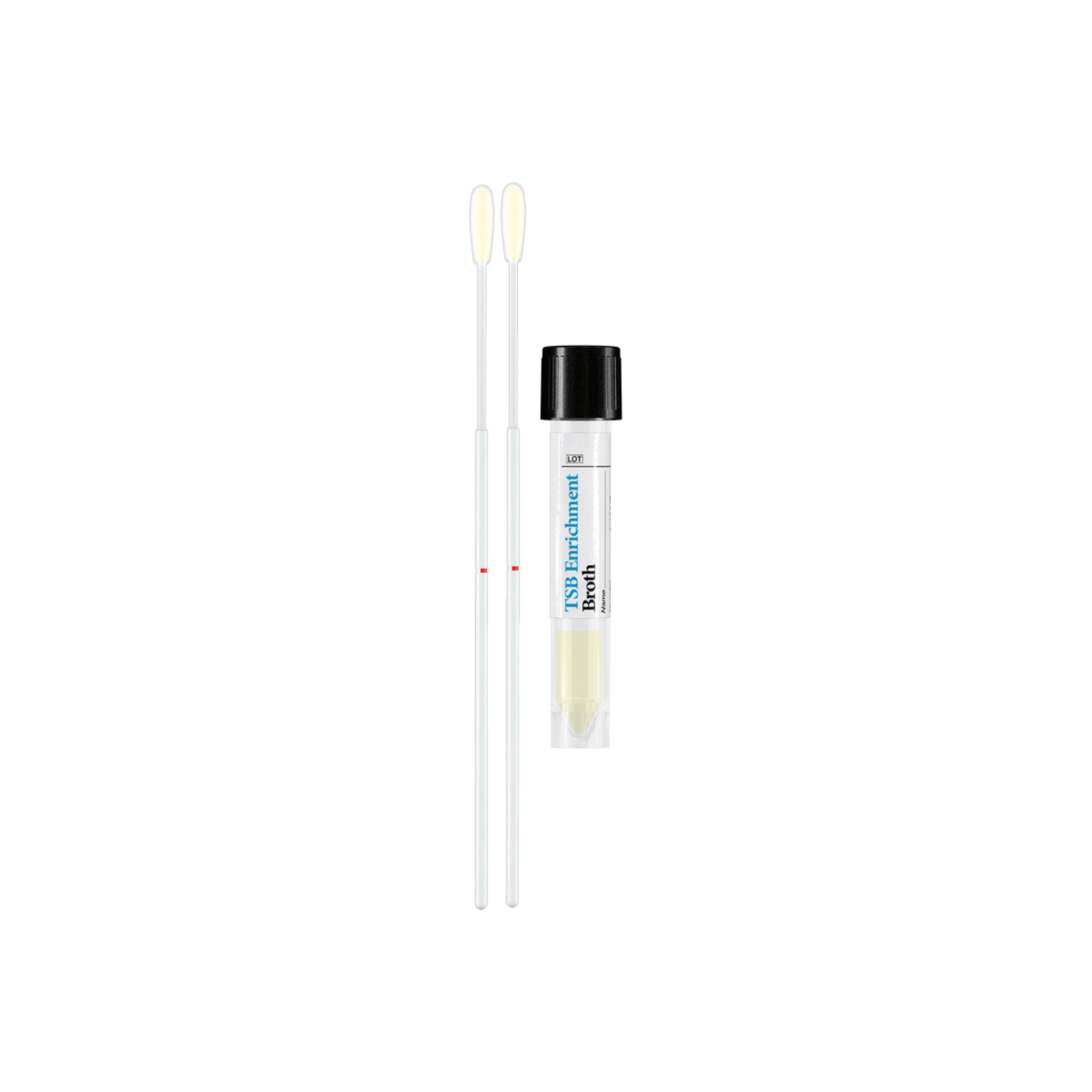 TSB™, 2 mL + 2 FLOQSwabs® regulär