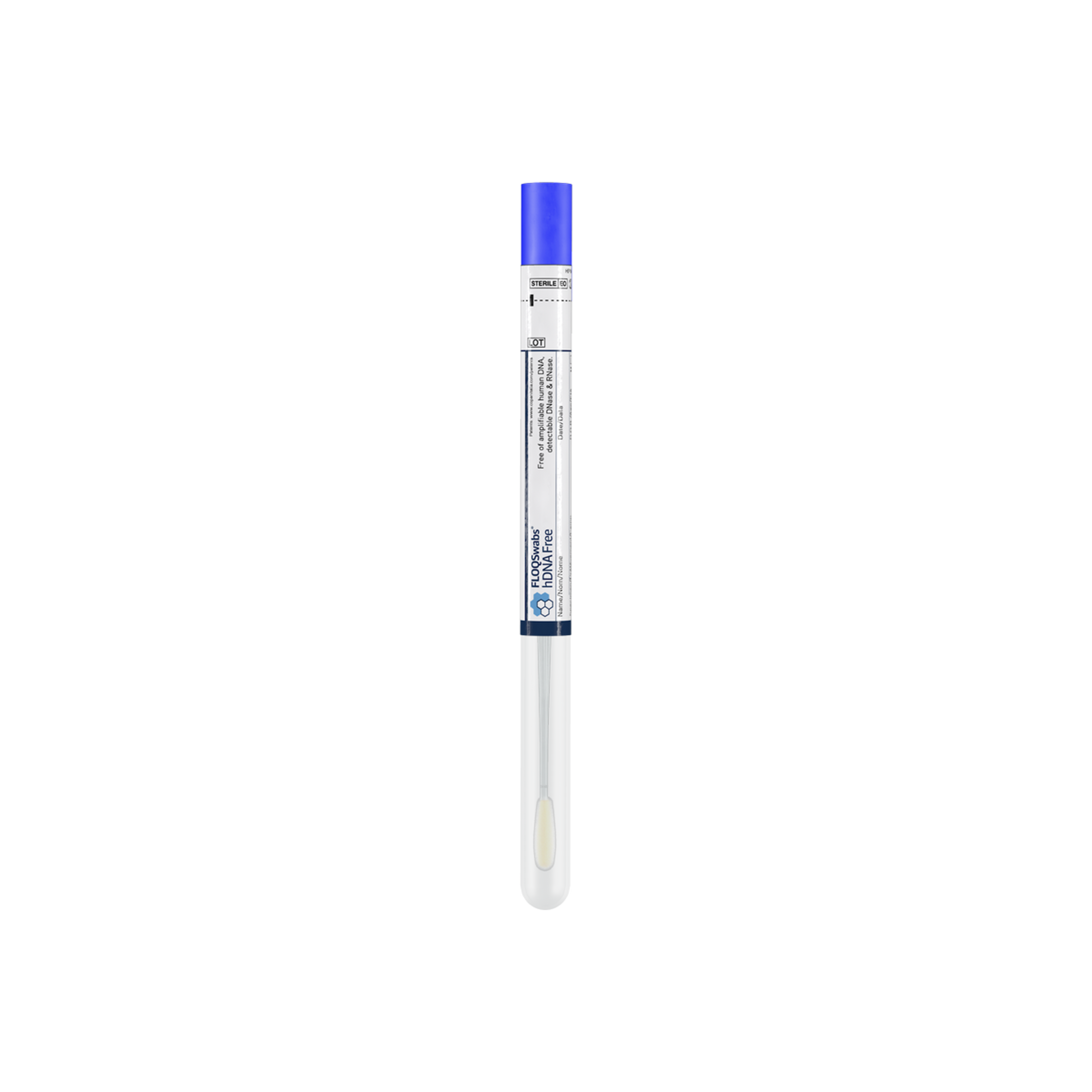FLOQSwab® regulär hDNA-frei im Röhrchen (174,5mm) Sollbruchstelle 20 mm